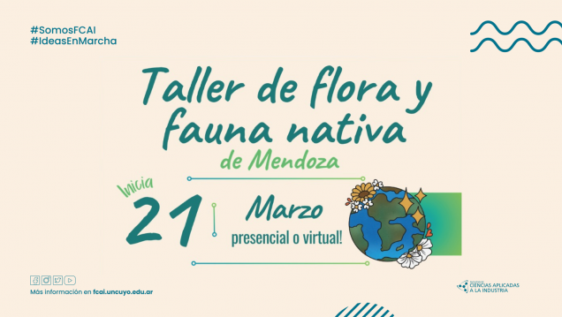 imagen Taller de Flora y Fauna Nativa de Mendoza