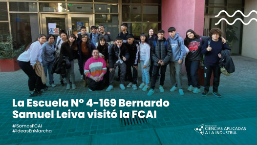 imagen La Escuela N° 4-169 Bernardo Samuel Leiva visitó la FCAI