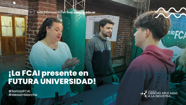 imagen ¡La FCAI presente en FUTURA UNIVERSIDAD!