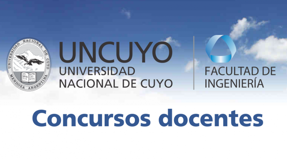 imagen Concurso Docente para la Facultad de Ingeniería (Mendoza)