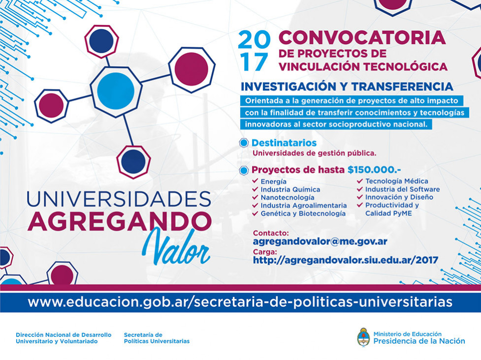 imagen Abrió la convocatoria Universidades Agregando Valor - 2017