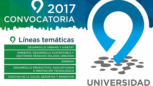 imagen Abrió la Convocatoria «Universidad y Desarrollo local» 2017