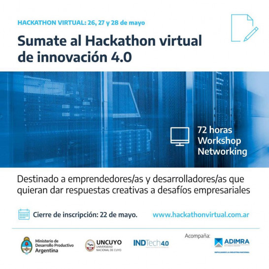 imagen Cuenta regresiva para el Hackaton virtual de innovación sobre Industria 4.0