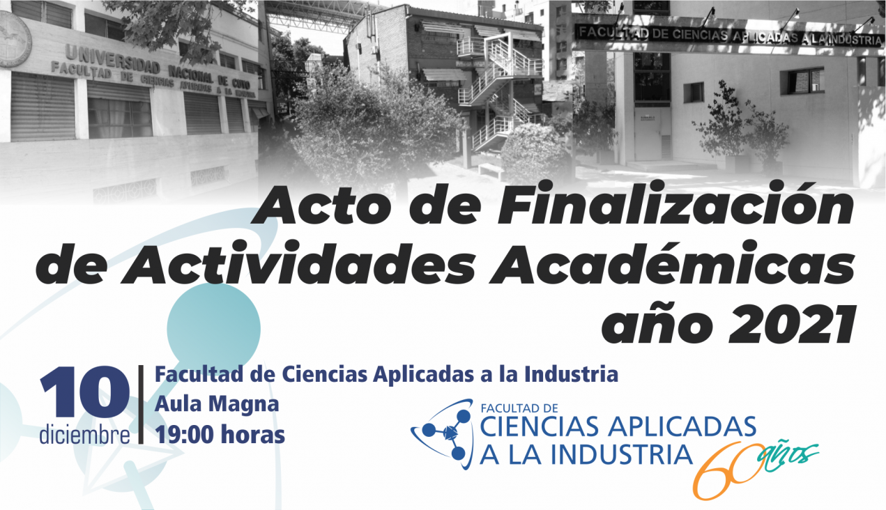 imagen Acto Finalización Actividades Académicas 2021