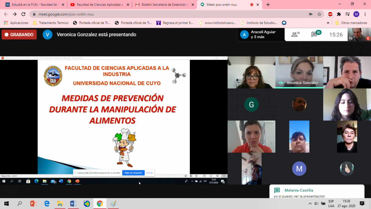 imagen Se capacitó en Buenas Prácticas de Manufacturas, al comedor merendero La Poderosa