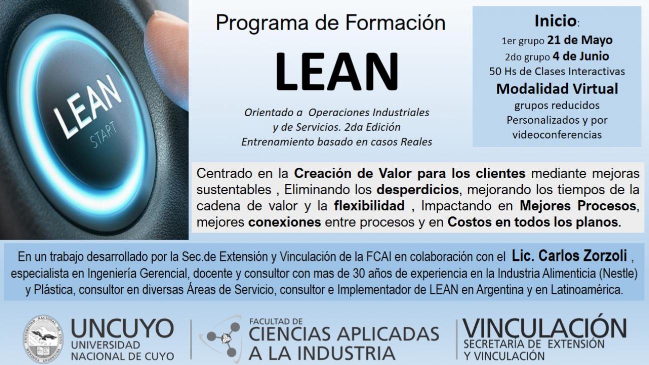 imagen Programa de formación en LEAN (curso virtual)