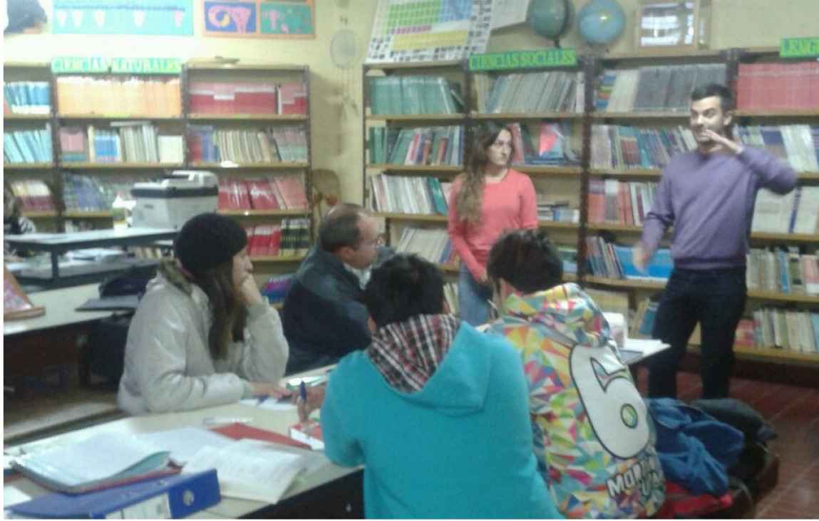 imagen Extensión visitó la escuela Técnica Agropecuaria Martín Güemes de La Llave