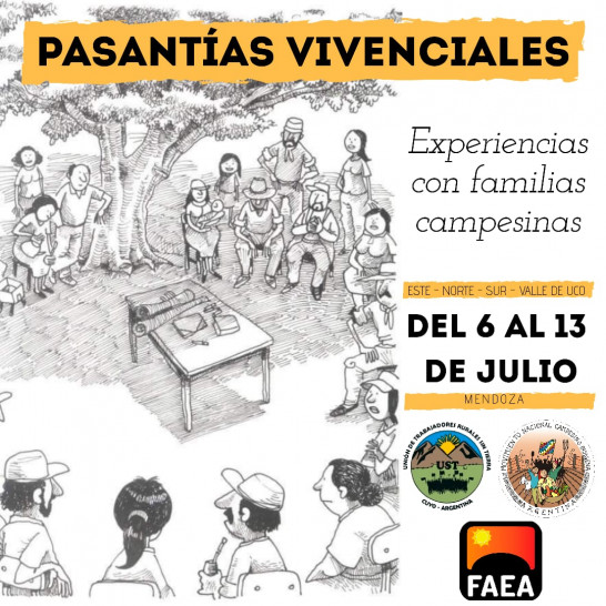 imagen Pasantías Vivenciales en el Movimiento Campesino De Mendoza