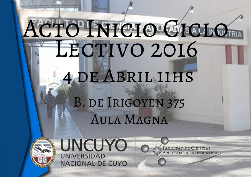 imagen Acto de Inicio del Ciclo Lectivo 2016