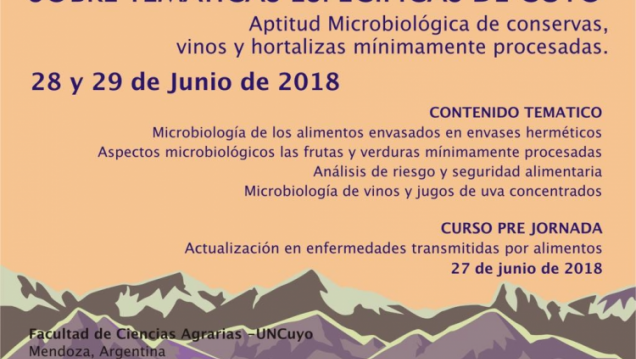 imagen Se aproximan las III Jornadas de Microbiología sobre temáticas específicas de Cuyo