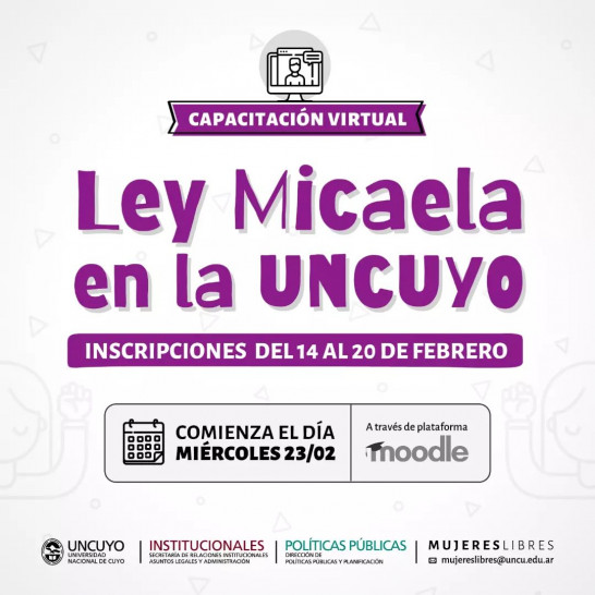 imagen Curso virtual Ley Micaela