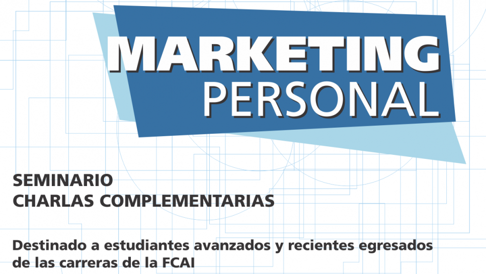 imagen Charla complementaria "Seminario Marketing Personal"