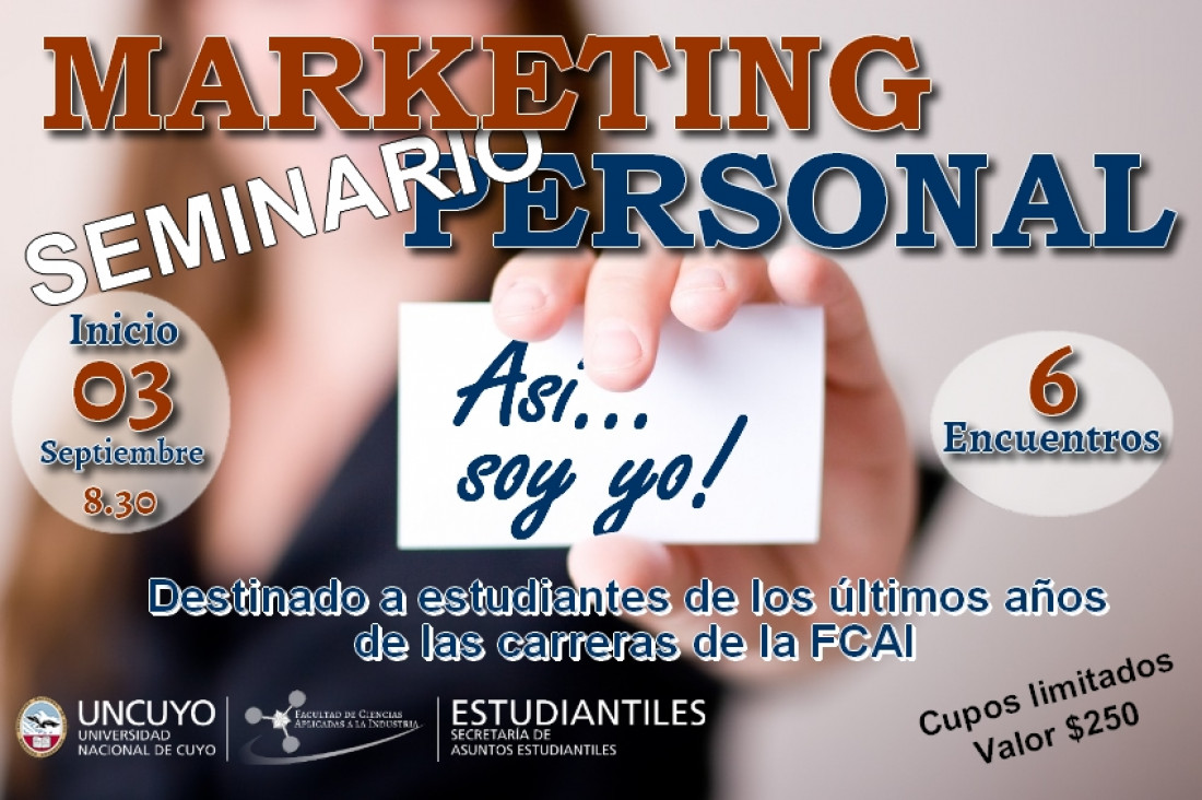 imagen Seminario de Marketing Personal