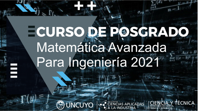 imagen CURSO DE POSGRADO Matemática Avanzada Para Ingeniería 2021