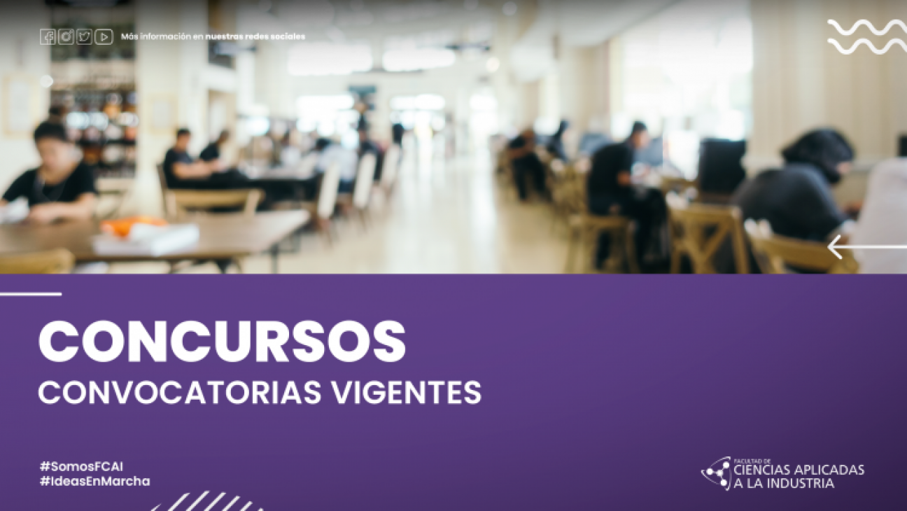 imagen Concursos, Convocatorias Vigentes - Profesores/as Titulares y Adjuntos con Dedicación Simple