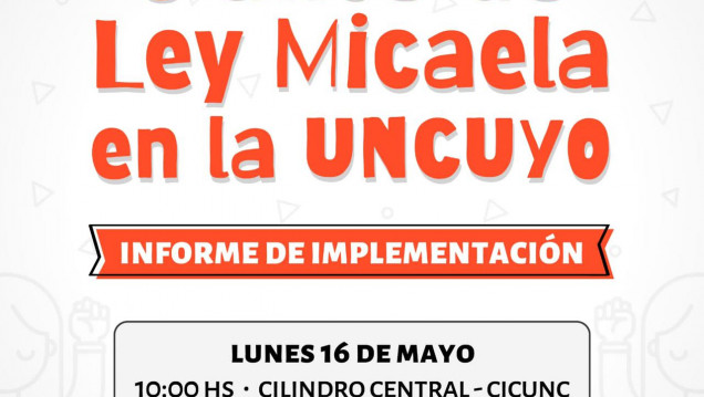 imagen Presentación del Informe de Implementación de Ley Micaela en la UNCUYO
