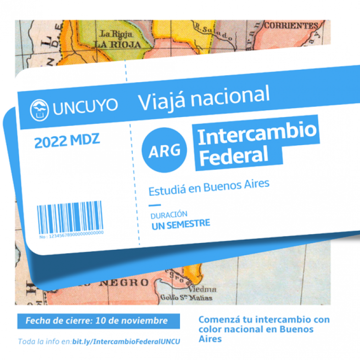 imagen Estudiá un semestre en Buenos Aires: Programa de intercambio federal