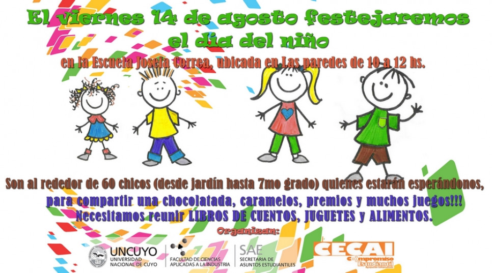 imagen Festejo del Día del Niño en la Escuela Albergue Josefa Correa