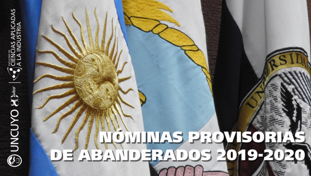 imagen Nómina provisoria de los nuevos abanderados y escoltas de las Banderas Nacional y Provincial para el periodo 2019/2020