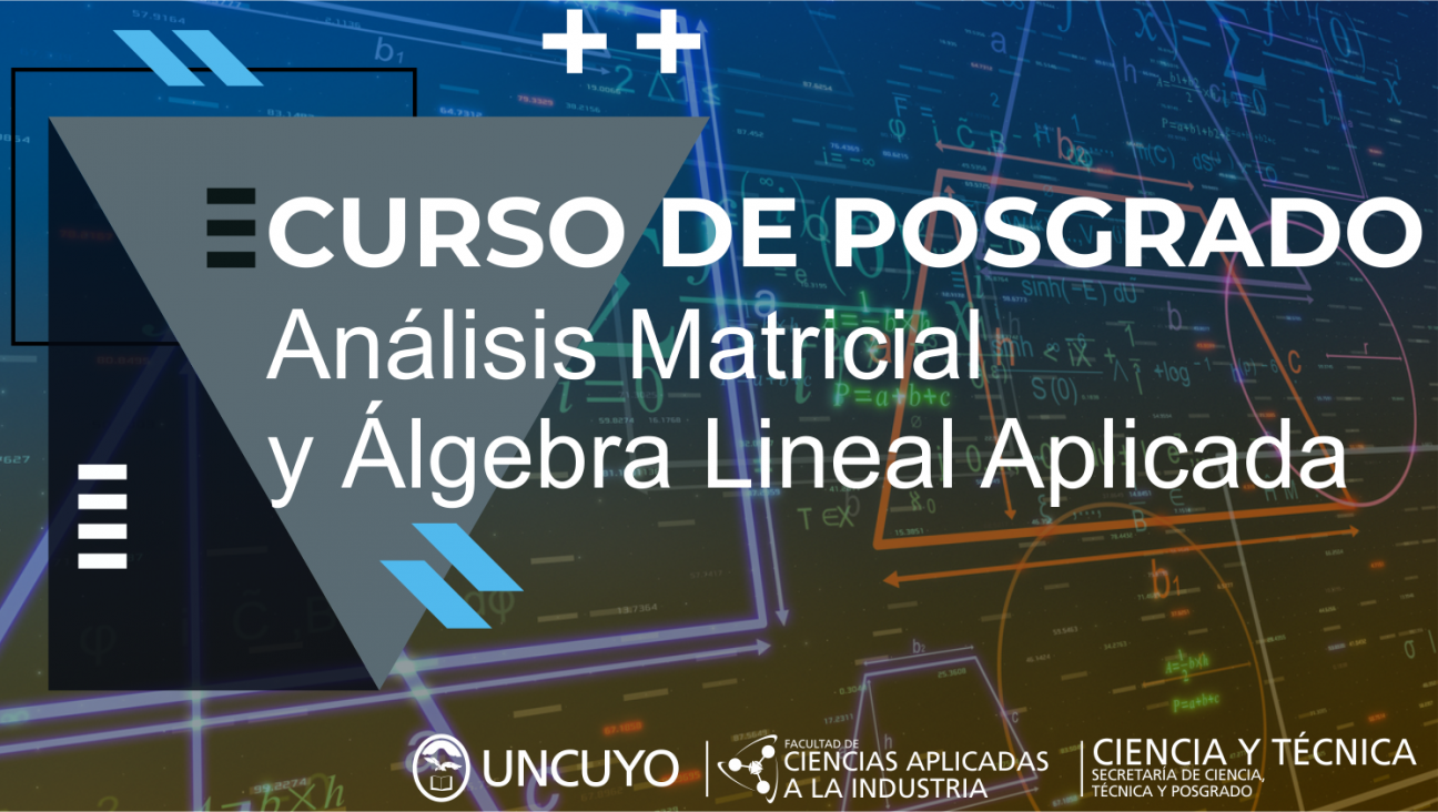 imagen Análisis Matricial y Algebra Lineal Aplicada