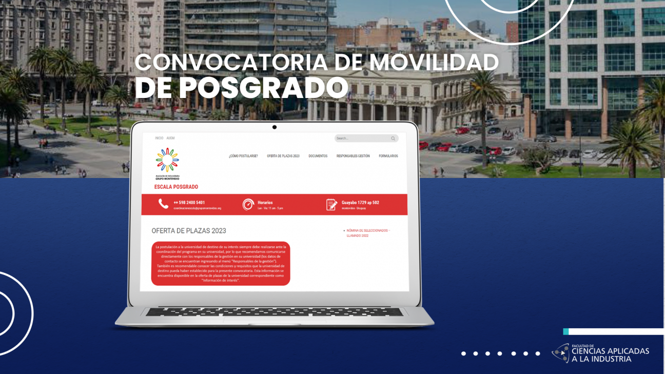 imagen CONVOCATORIA DE MOVILIDAD DE POSGRADO