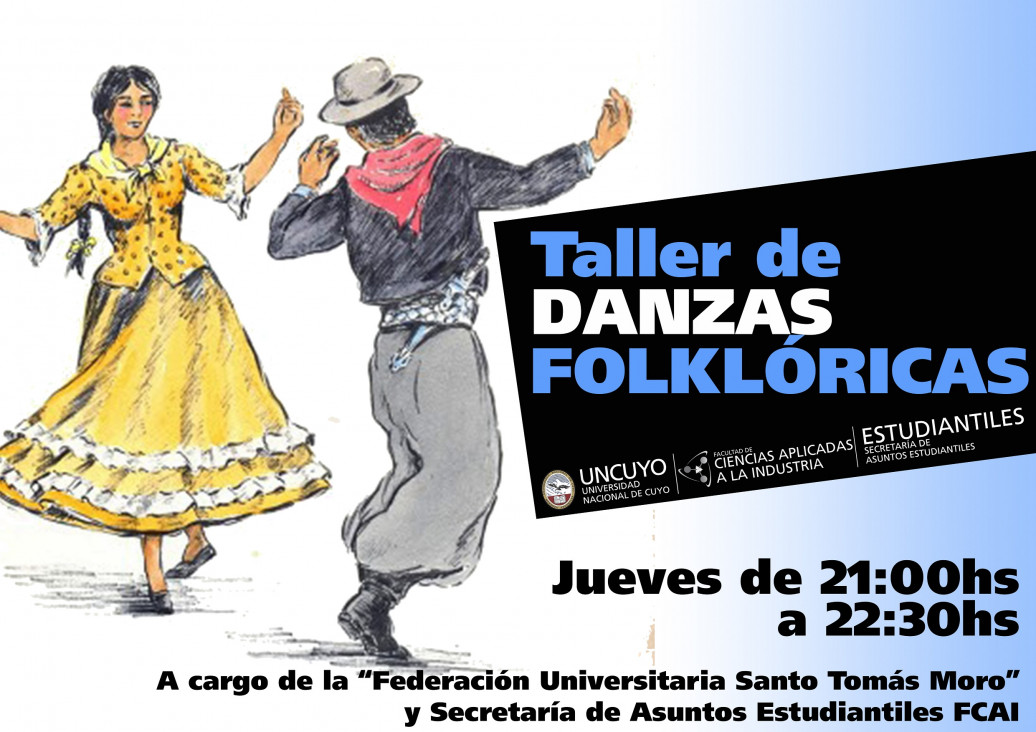 imagen Taller de danzas folklóricas en la FCAI