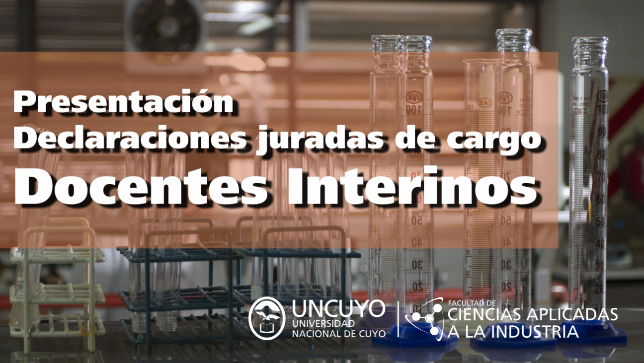 imagen Declaraciones juradas de cargo - Docentes interinos