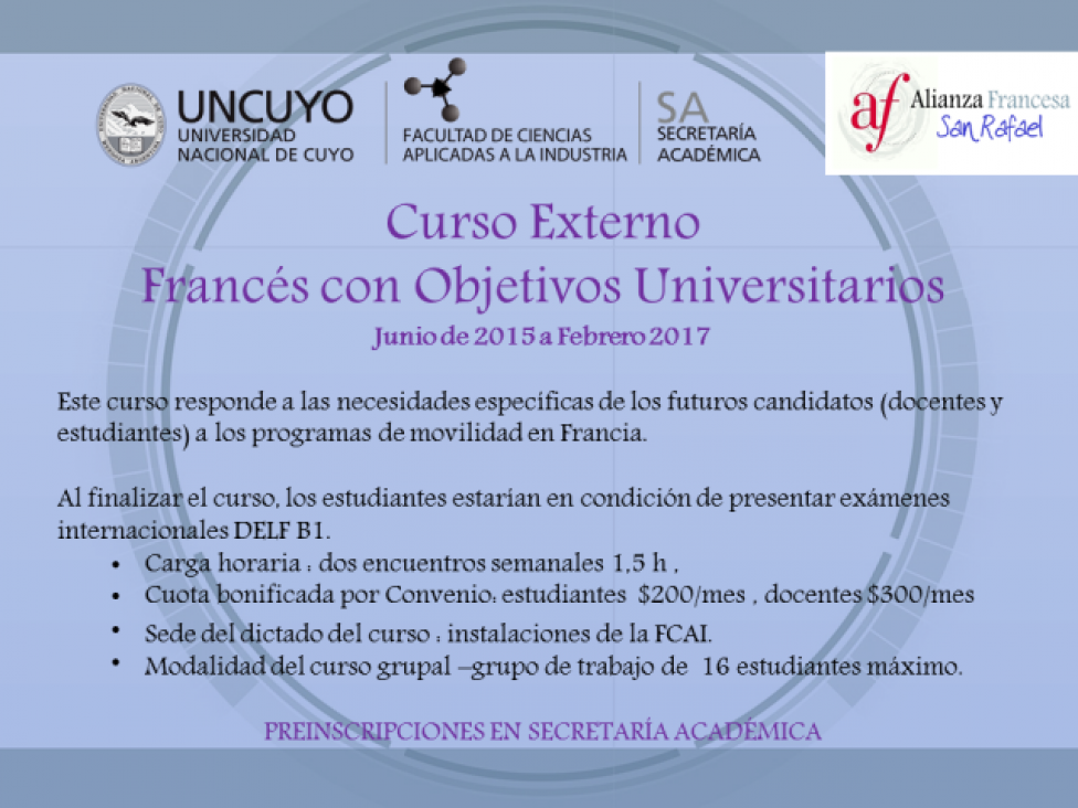 imagen Curso de Francés