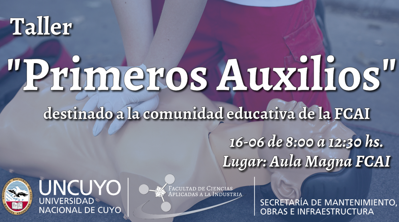 imagen Taller "Primeros Auxilios" en la FCAI