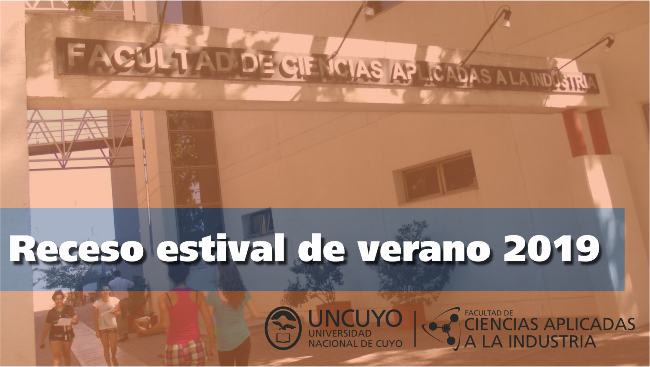 imagen Receso estival de verano 2019