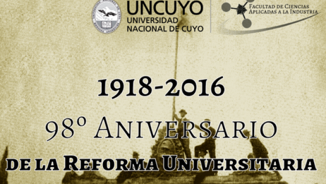 imagen 98º aniversario de la Reforma Universitaria