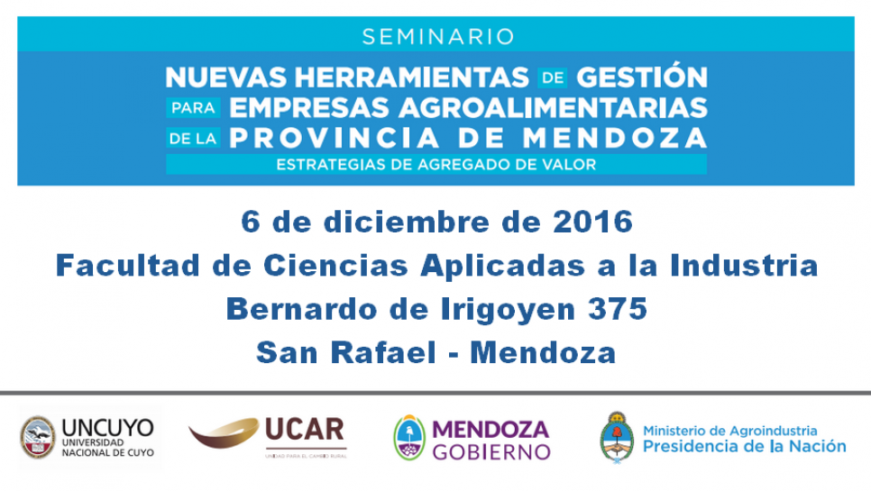 imagen Nuevas Herramientas de Gestión para empresas Agroalimentarias de la Provincia de Mendoza