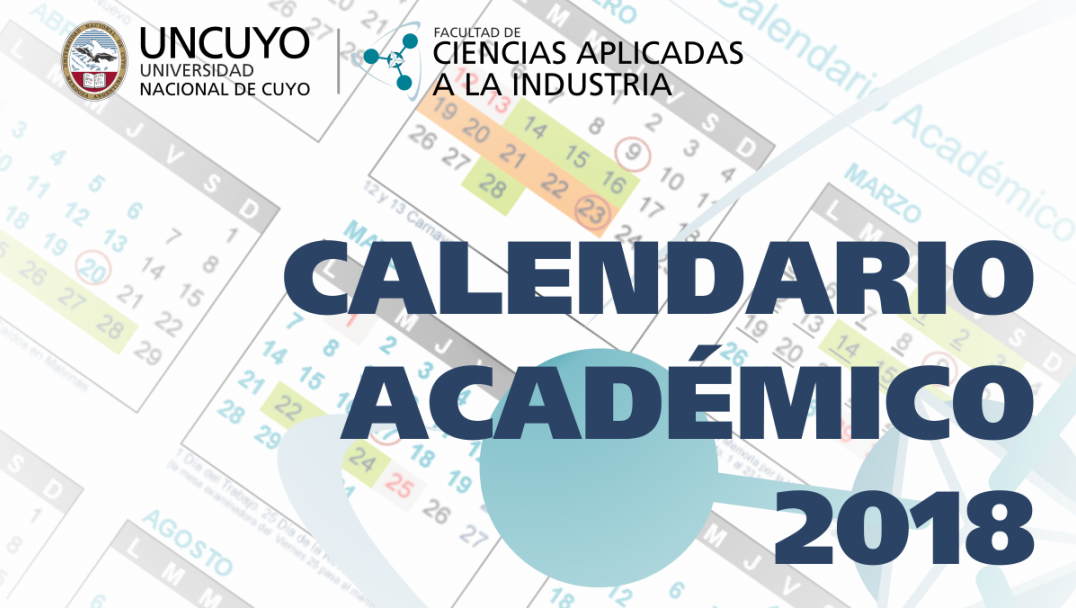 imagen Calendario Académico 2018