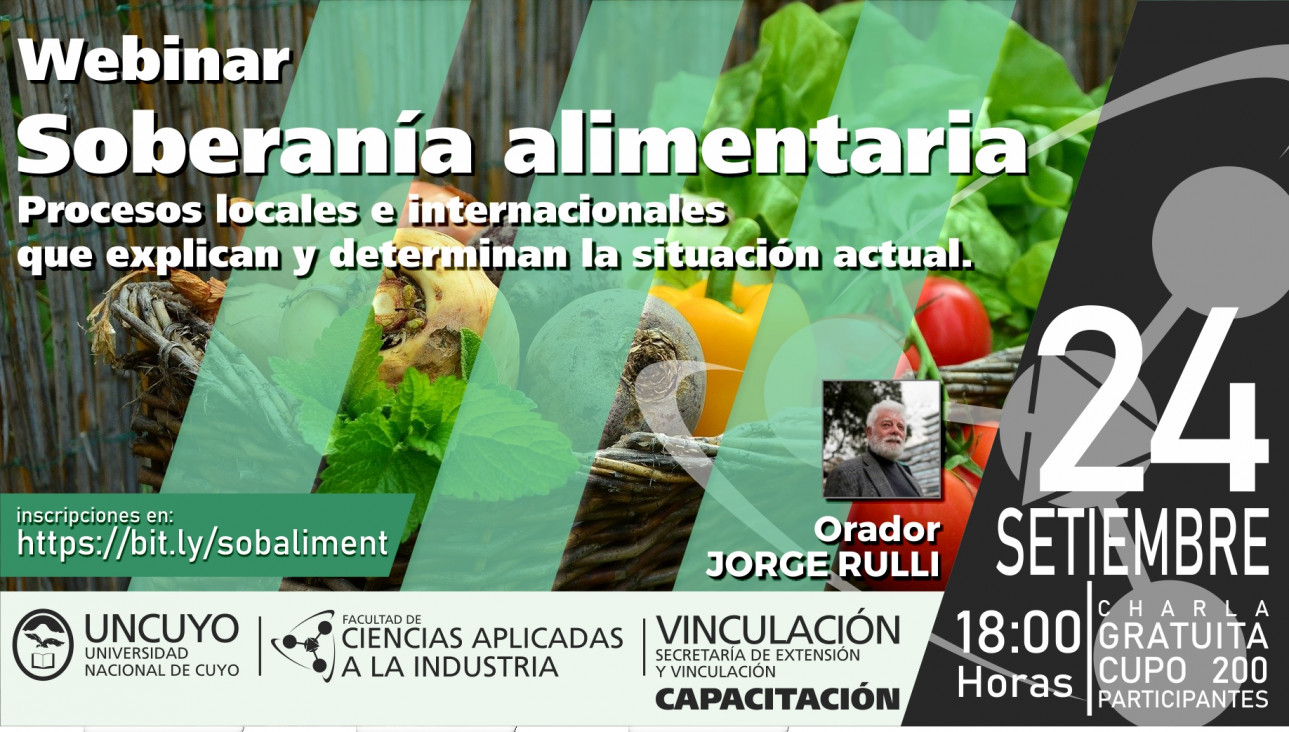 imagen Soberanía Alimentaria: Procesos Locales e Internacionales que explican y determinan la situación actual.