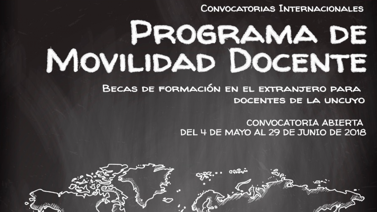 imagen Programa de movilidad para docentes UNCuyo 2018-2019