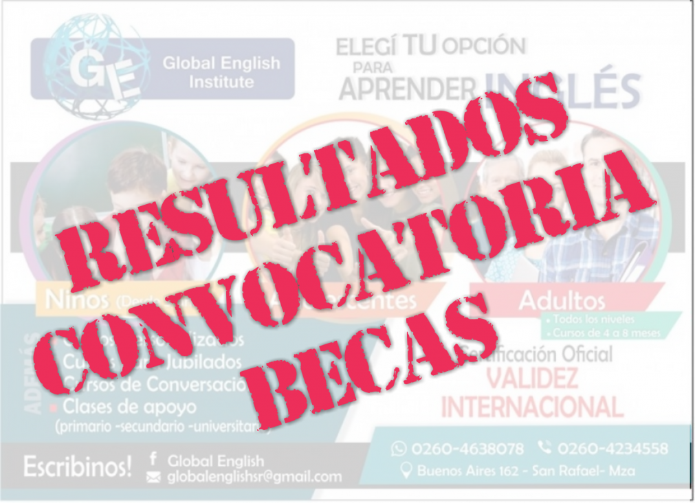 imagen Resultados Becas Instituto de Inglés Global English