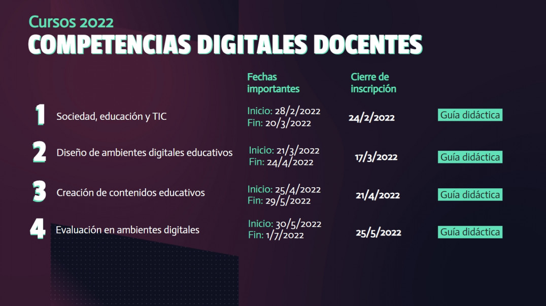 imagen Cursos de competencias digitales docentes   