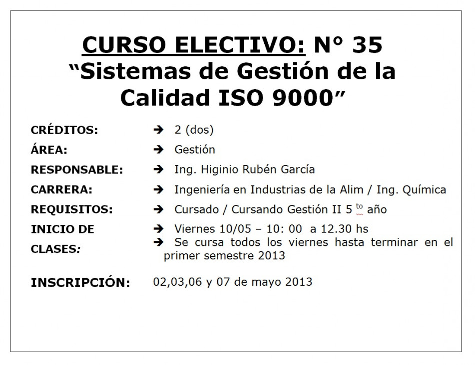 imagen Sistemas de Gestión de la Calidad ISO 9000