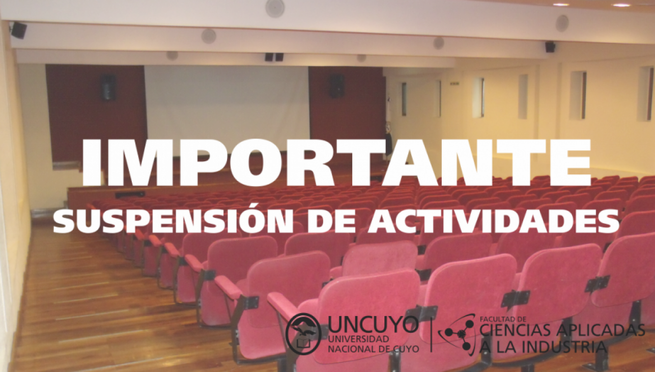 imagen SUSPENSIÓN DE ACTIVIDADES 23-03-2022