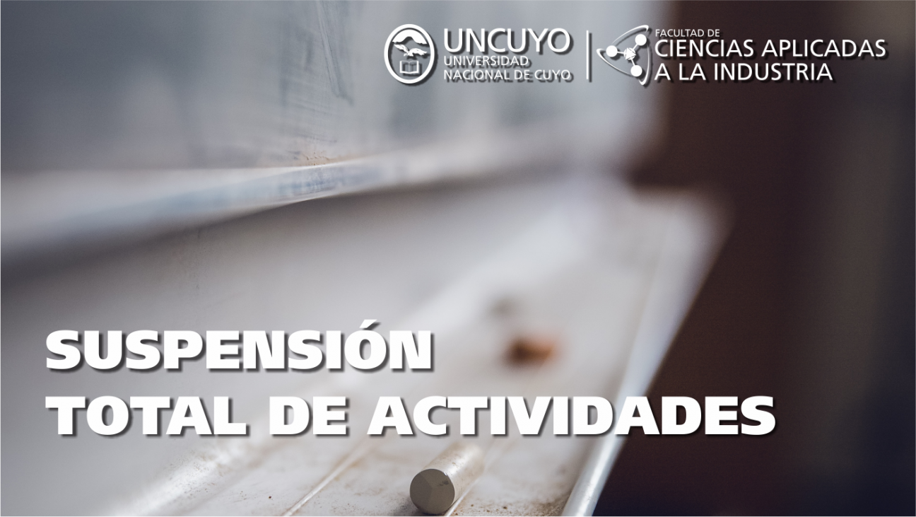 imagen Suspensión total de actividades