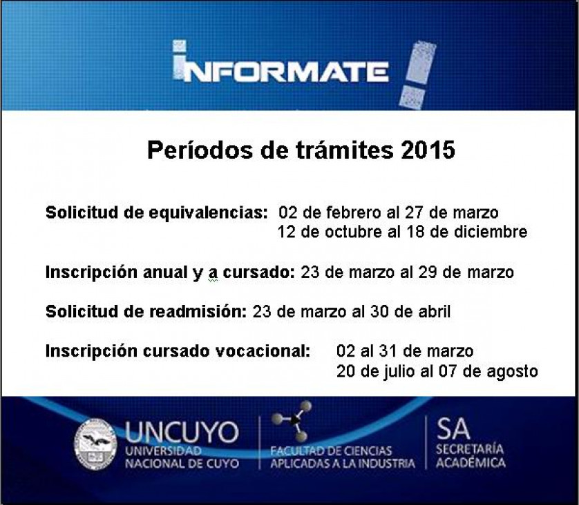 imagen FECHAS IMPORTANTES