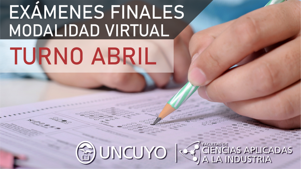 imagen Examenes Finales "Turno de Abril en modalidad virtual"