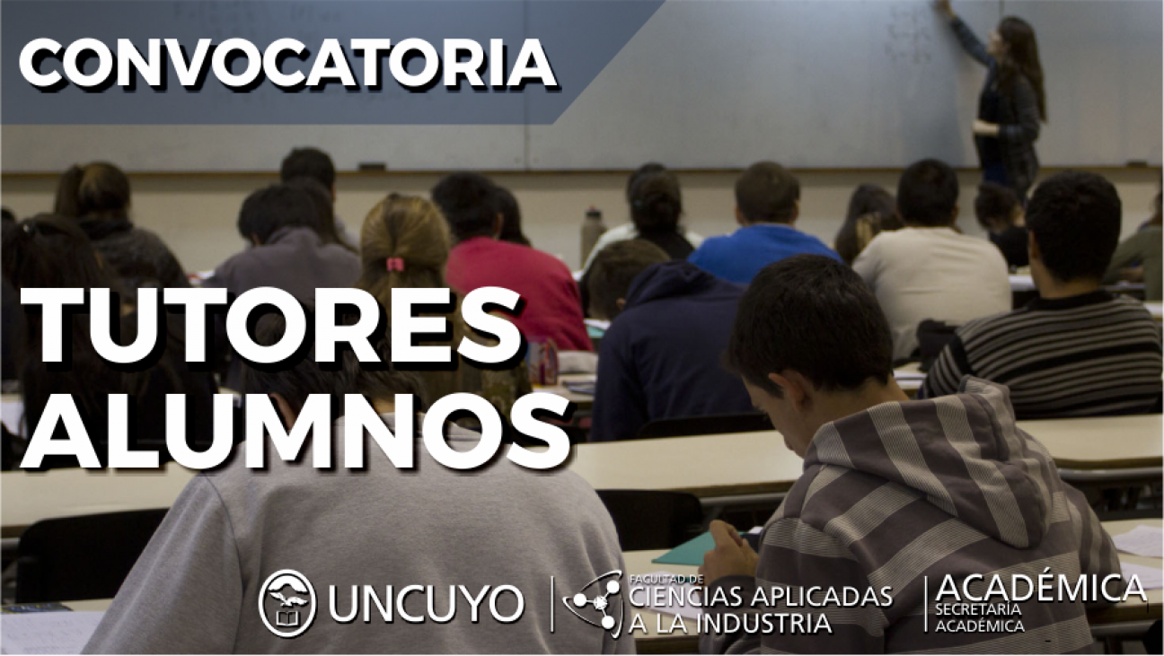 imagen Convocatoria tutores alumnos