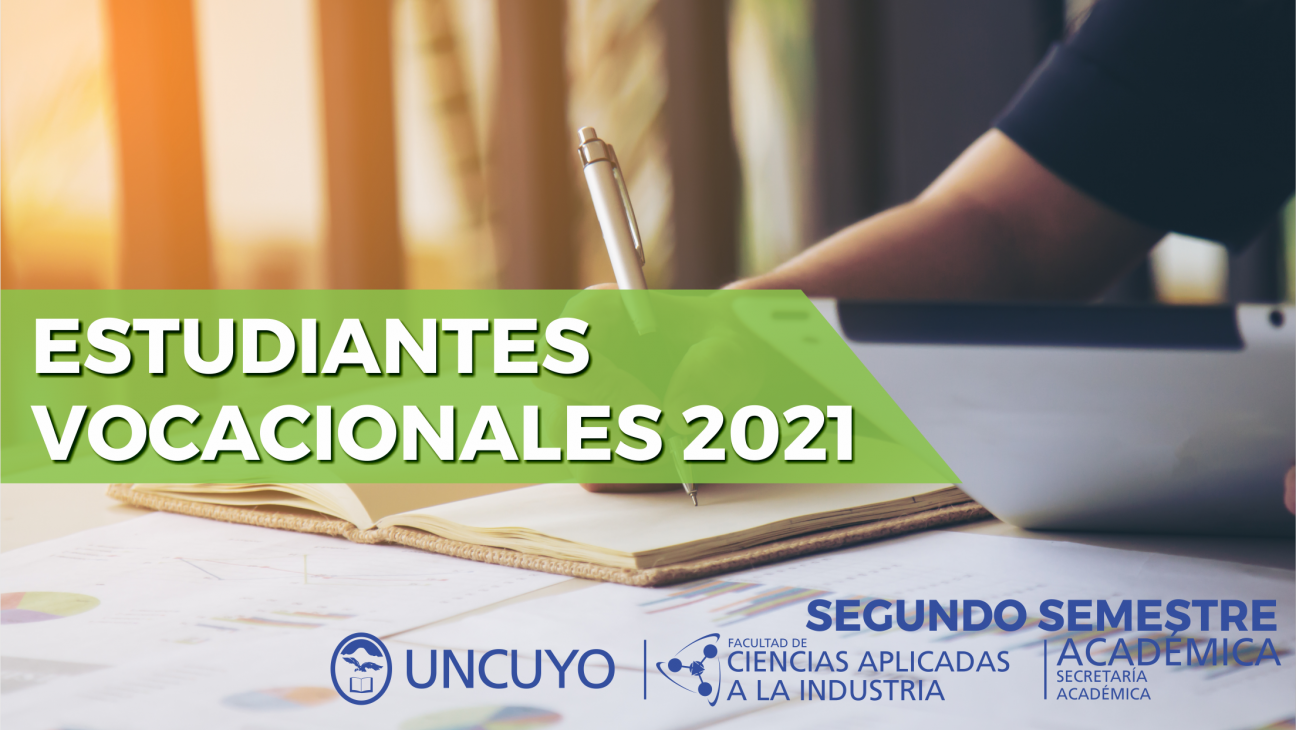 imagen Inscripción para estudiantes vocacionales