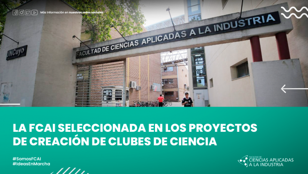 imagen La FCAI seleccionada en los proyectos de creación de clubes de ciencia