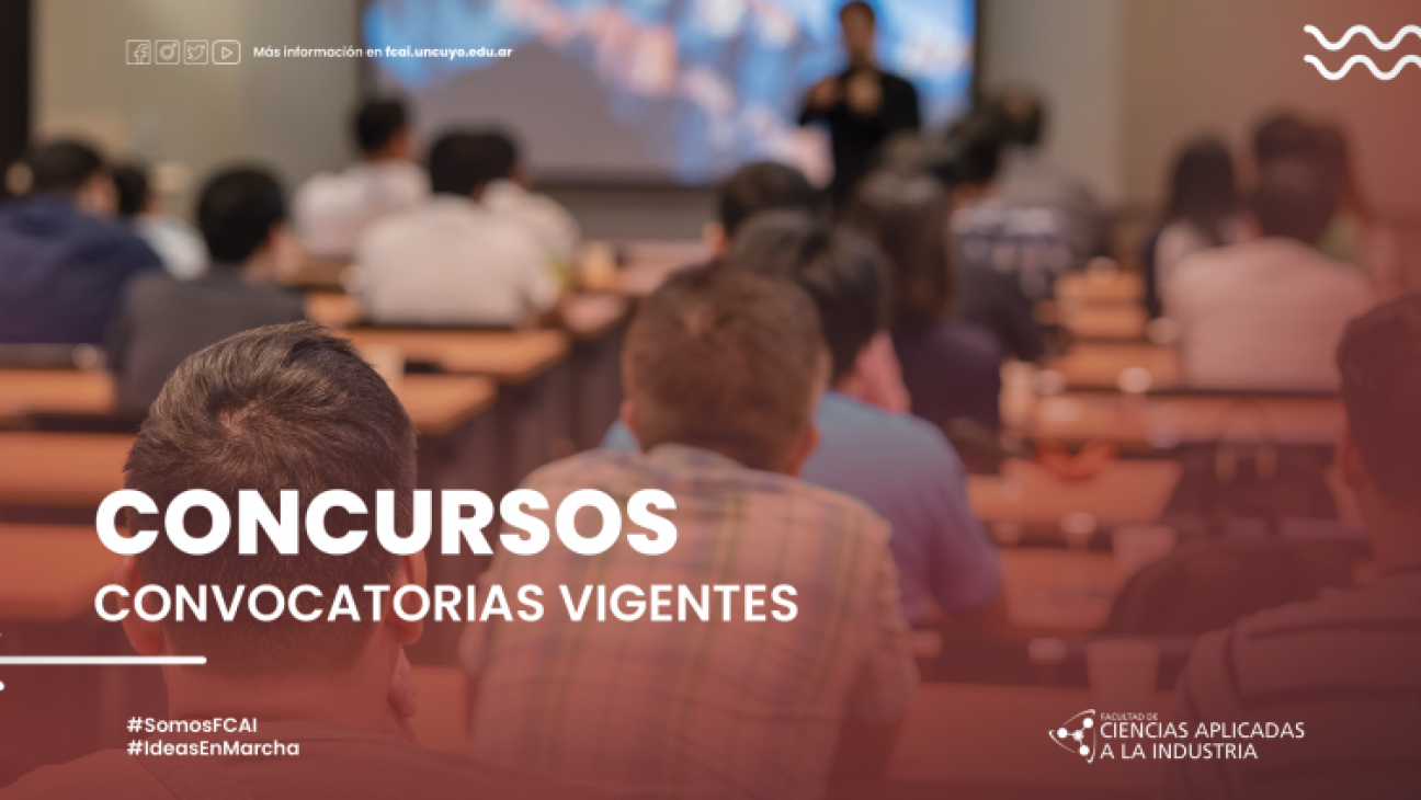 imagen Concursos - Convocatorias vigentes Ayudantes de Primera, Jefe de Trabajos Prácticos y Profesor Titular