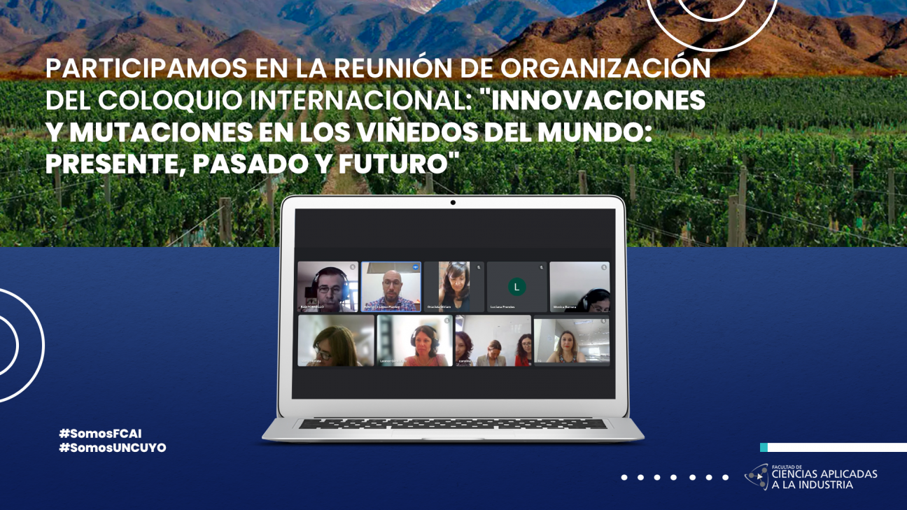 imagen Participamos en la reunión de organización del Coloquio Internacional: "Innovaciones y mutaciones en los viñedos del mundo: presente, pasado y futuro"