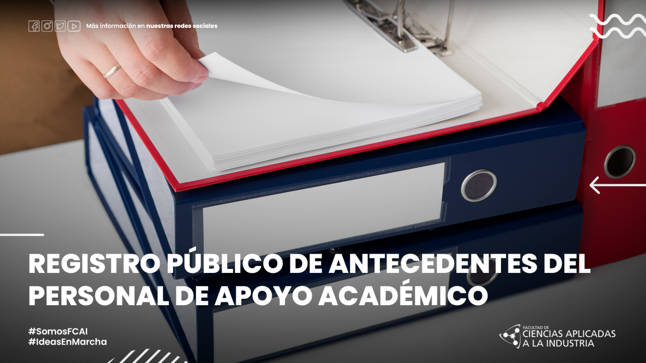 imagen Registro Público de antecedentes del Personal de Apoyo Académico