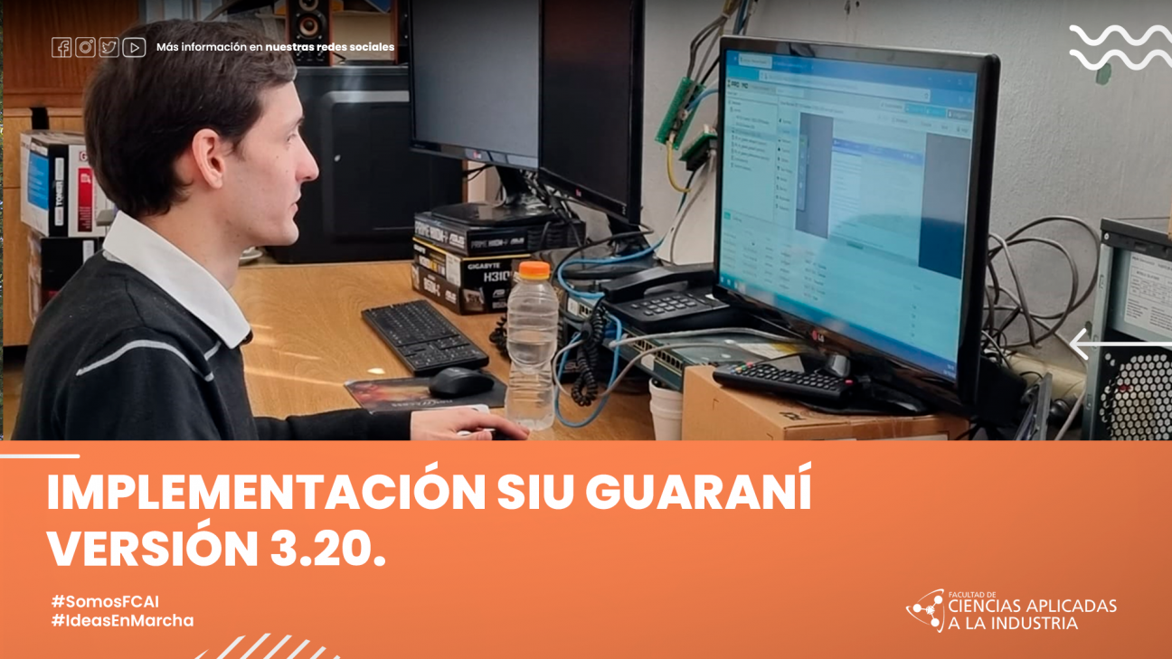 imagen Implementación SIU Guaraní versión 3.20. 