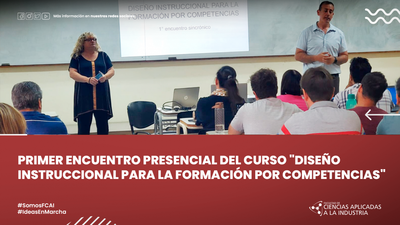 imagen Primer encuentro presencial del curso "Diseño instruccional para la formación por competencias"